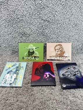 Star Wars Artissimo Distressed Mini Canvas Wall Art Set of 5